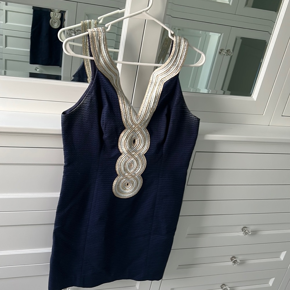 Lily Pulitzer Valli shift dress in Navy